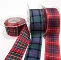 Picture of  Tartan Ribbon Yarn-dyed Polyester 20 Tartans 38 mm wide