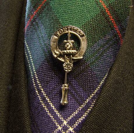 Picture of Clan Badge Tie & Lapel Pin