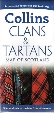 Picture of Clans & Tartans Map of Scotland