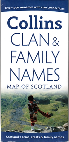 Picture of Clan & Family Names Map of Scotland