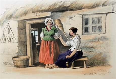 Picture of 20 - Spinning with Distaff