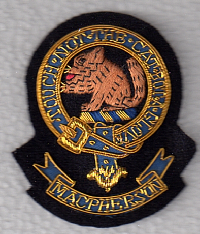 Picture of MacPherson Embroidered Clan Crest