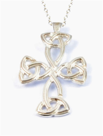 Picture of Pendant Sterling Silver Carolingian Cross
