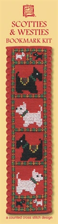 Picture of Cross Stitch Bookmark  Kit - Scotties & Westies