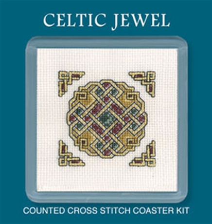 Picture of Cross Stitch Coaster Kit - Celtic Jewel