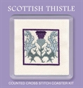 Picture of Cross Stitch Coaster Kit - Scottish Thistle