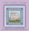 Picture of Cross Stitch Coaster Kit - Wee Sheep