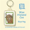 Picture of Cross Stitch Keyring Kit - Hieland Coo