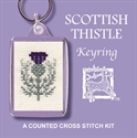 Picture of Cross Stitch Keyring Kit - Scottish Thistle