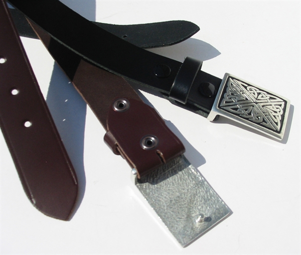 STA Online Shop. Snap Belt & Pewter Buckle (Genuine British Leather)