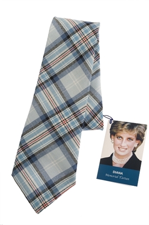 Picture of Diana Memorial Tartan / Diana Rose Tartan - Necktie Mediumweight Tartan