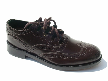 Picture of Ghillie Brogues Dark Brown Shoes