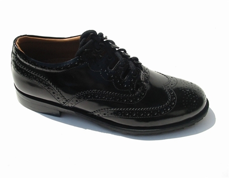 Picture of Ghillie Brogues Black Shoes