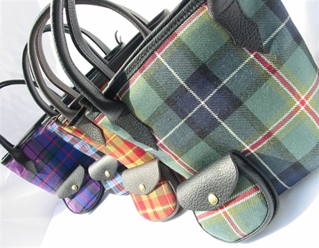 Picture of Mini Iona Bucket Style Tartan Handbag, Tartan Purse (In Your Tartan)