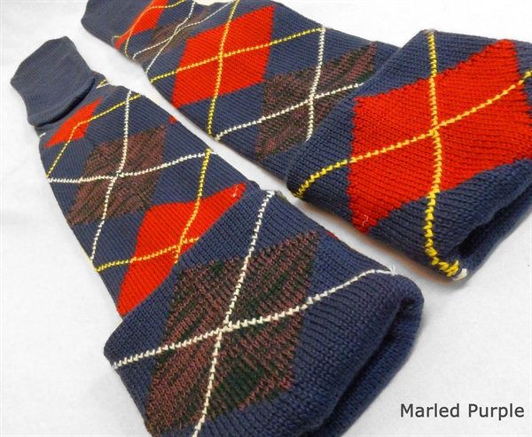 W Brewin Mens Wool Mix  Kilt Hose Socks Made In US 