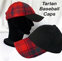 Picture of Tartan Baseball Caps (from Stock)