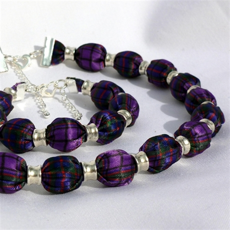 Picture of Wardlaw Tartan -Tartan Necklace & Bracelet Set