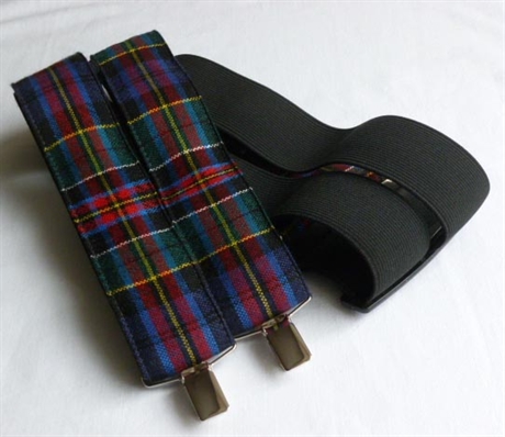 Picture of Braces (Suspenders) Wool Tartan for Trews & Trousers
