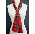 Picture of Ladies Scarf in Any Tartan with Celtic Ring
