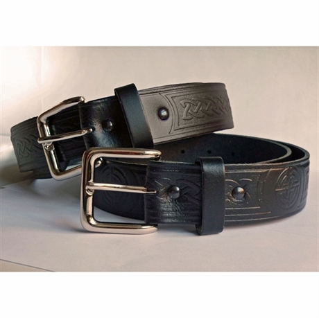 Picture of Belt, Embossed Celtic, Leather
